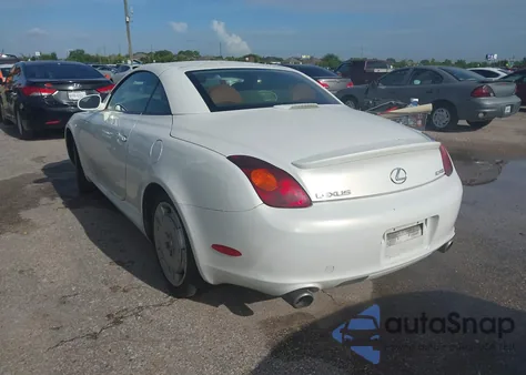 2002 Lexus Sc 430 из США, поврежденный, VIN JTHFN48YX20029567